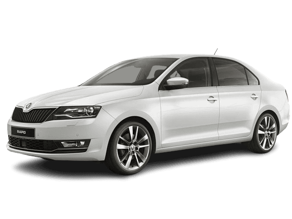 Modern rental car